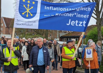 800 in Stockelsdorf: Inflationsausgleich für Rentner*innen! Jetzt!