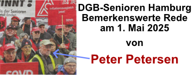 DGB-Senioren Hamburg – Bemerkenswerte Rede am 1. Mai 2025