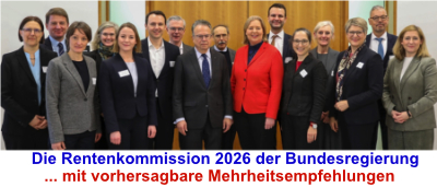 Ein offener Brief an die Rentenkommissionen der Bundesregierung und des DGB
